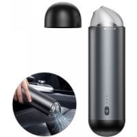 Aspirator auto wireless cu acumulator reîncărcabil, Baseus,capsule, 65W, 4000 Pa, negru - DELISTAT
