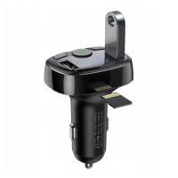 Incarcator Auto cu functie de Modulator FM, Baseus, standard edition, Black - DELISTAT