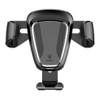 Suport Auto pentru telefon, Baseus, Gravity Air Mount, negru = DELISTAT
