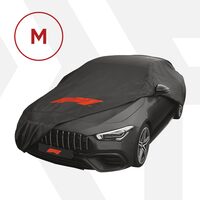 Prelată auto completă, 4320 x 1650 x 1200 mm (L x l x h) Formula 1, negru, mărimea M - DELISTAT